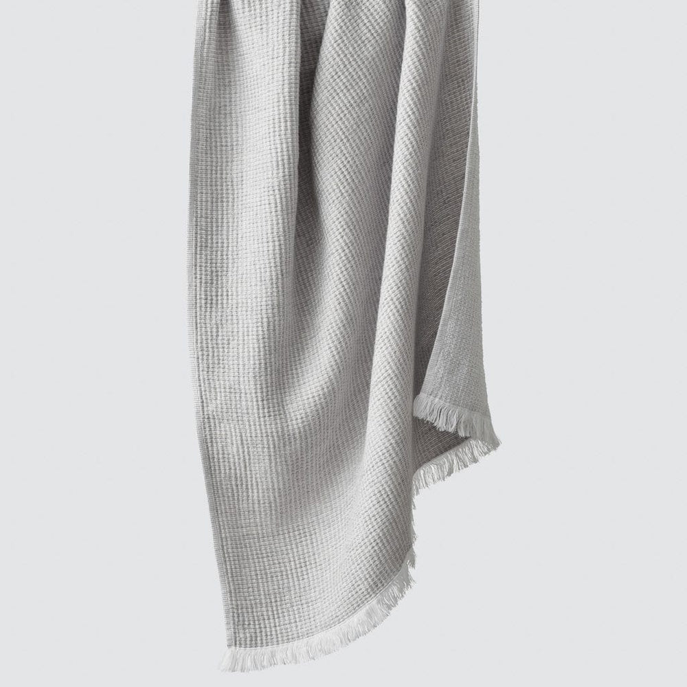 Aegean Cotton Bath Towels - Light Grey