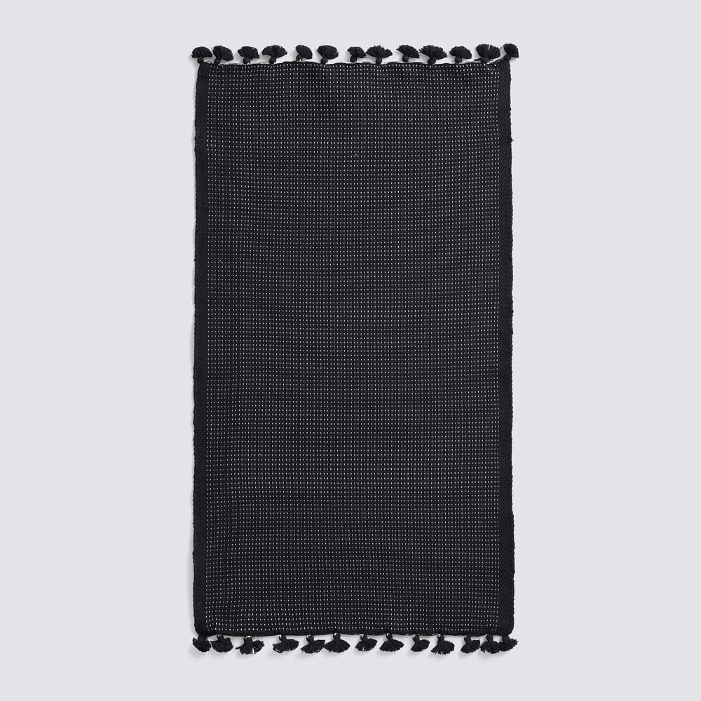 Agara Bath Rug - Black