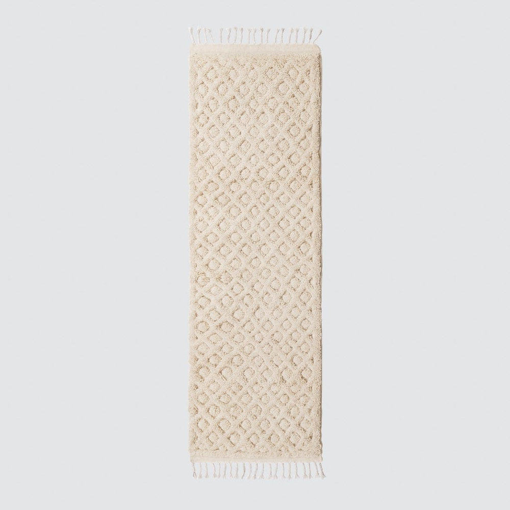 Leena Hand-Knotted Beni Ourain Accent Rug - Leena Hand-Knotted Beni Ourain Accent Rug