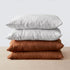 Stonewashed Linen Bed Bundle - Ember Series