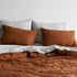 Stonewashed Linen Bed Bundle - Ember Series